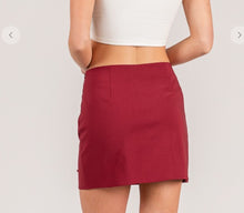 Load image into Gallery viewer, Burgundy Skirt
