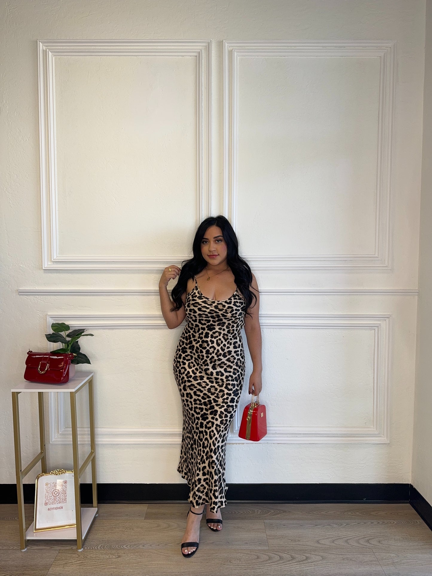 Maxi Cheetah Dress