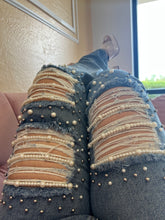 Load image into Gallery viewer, Pearl Embellished Jeans
