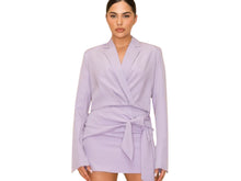 Load image into Gallery viewer, Lavender Cropped Blazer
