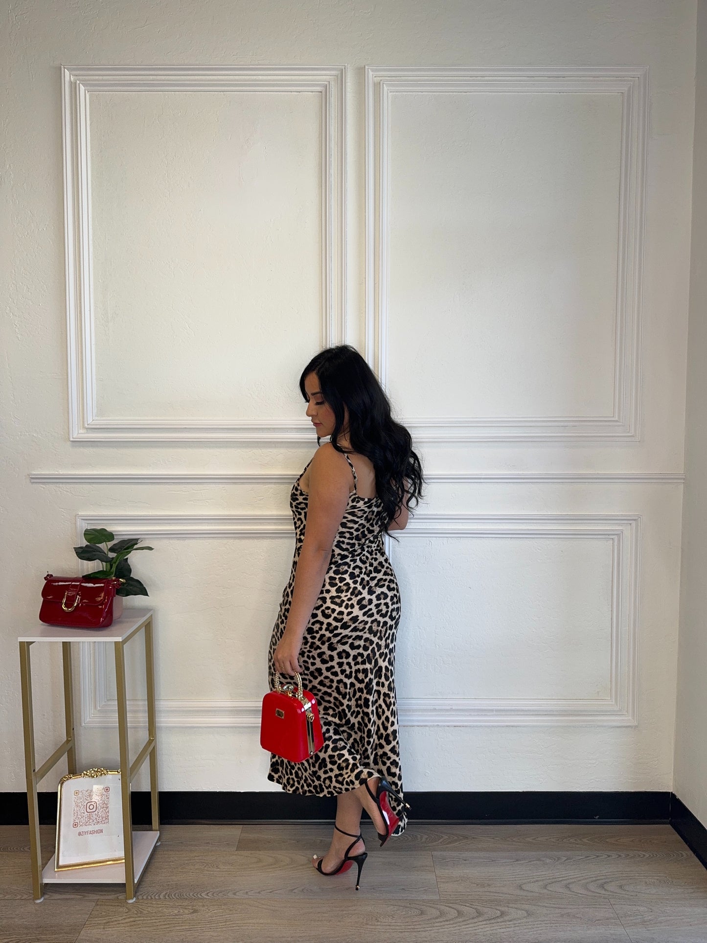 Maxi Cheetah Dress