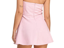 Load image into Gallery viewer, Pearl Button Tube Mini Dress
