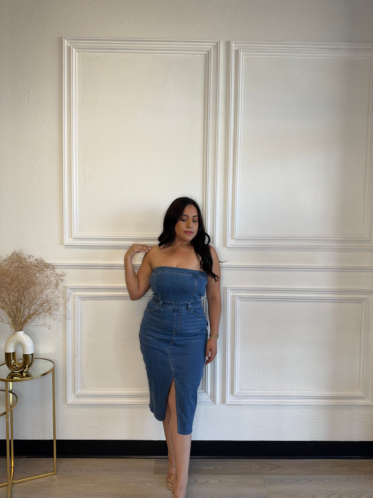 CARIN DENIM DRESS