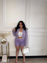Load image into Gallery viewer, Lavender Cropped Blazer
