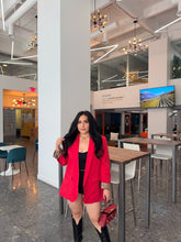 Load image into Gallery viewer, Cheetah Blazer - Red
