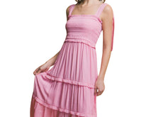 Load image into Gallery viewer, Pleated Smocked Midi Dress

