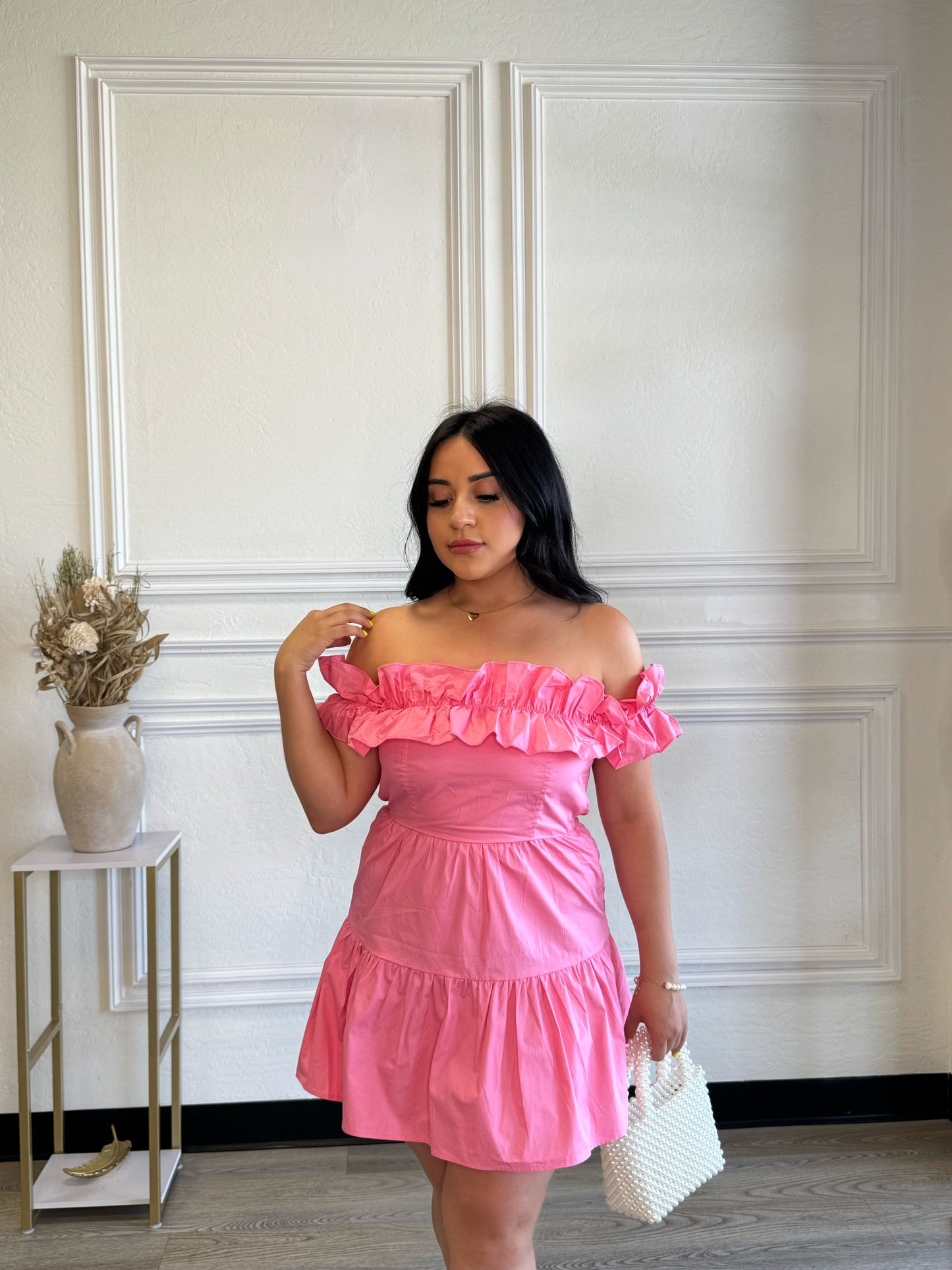 Flirty in Pink Dress