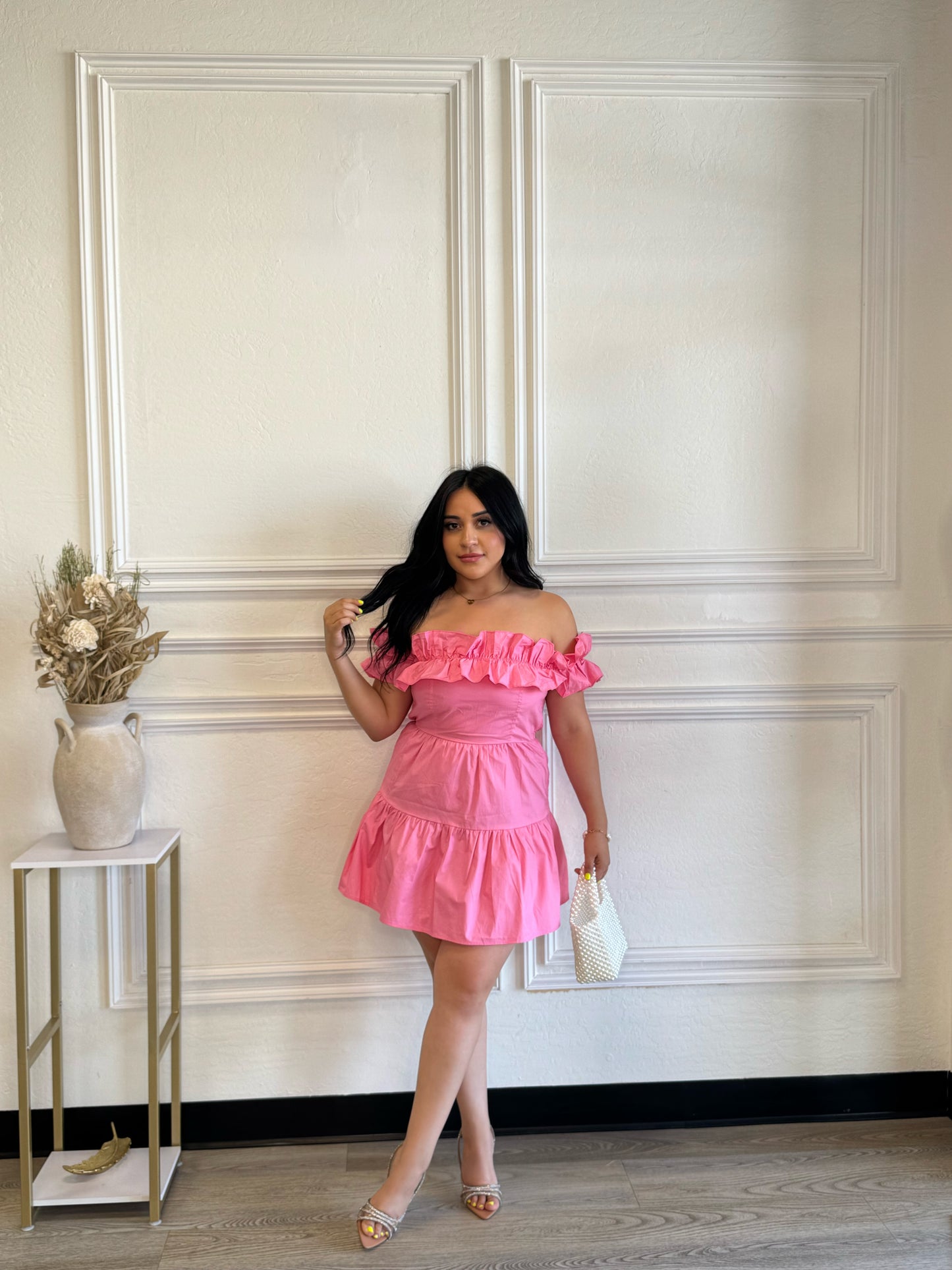 Flirty in Pink Dress