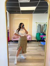 Load image into Gallery viewer, Polka Dot Ruffle Maxi Skirt

