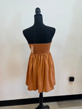 Load image into Gallery viewer, Bow Front Orange Dress
