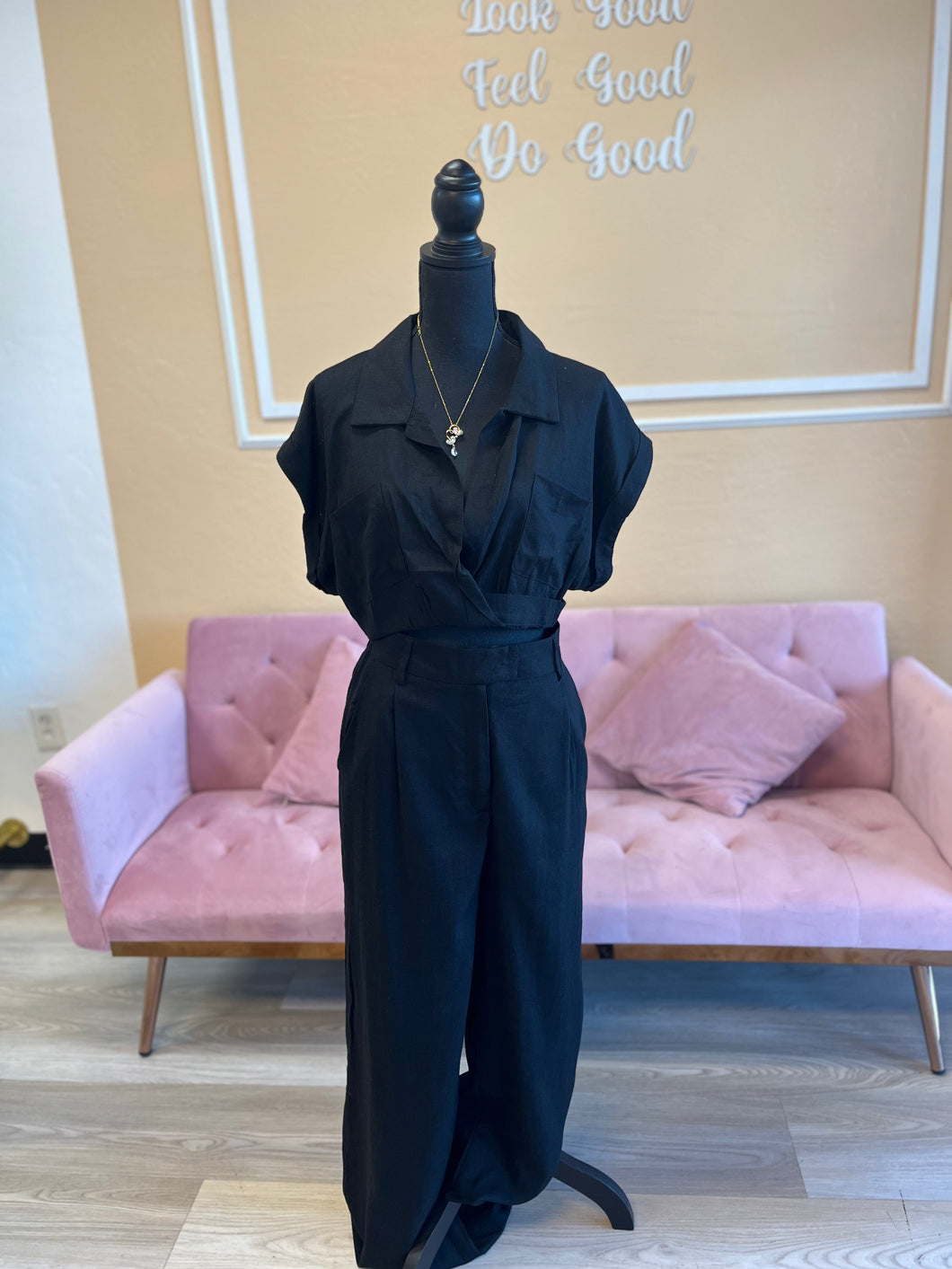 Linen Pants Set